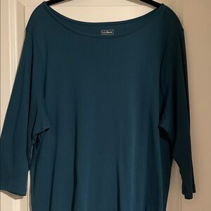 LL Bean Supima Cotton Knit Top